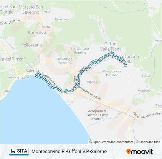 SITA Bus Line Map