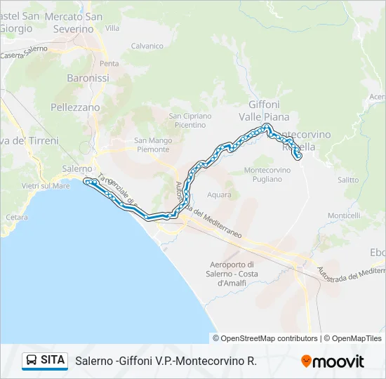 SITA Bus Line Map