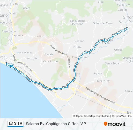 SITA Bus Line Map