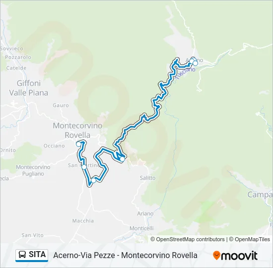 SITA Bus Line Map