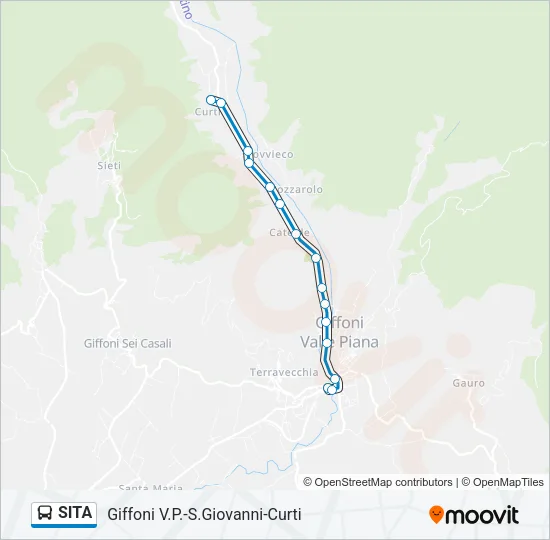 SITA Bus Line Map