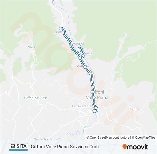 SITA bus Line Map