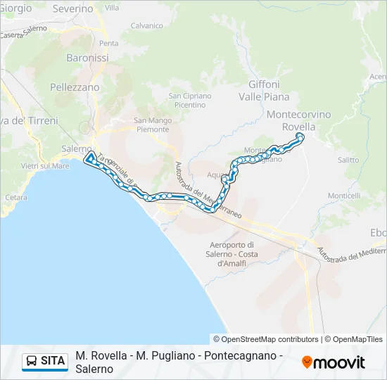 SITA Bus Line Map
