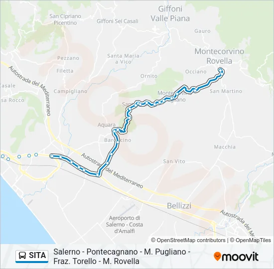 SITA Bus Line Map