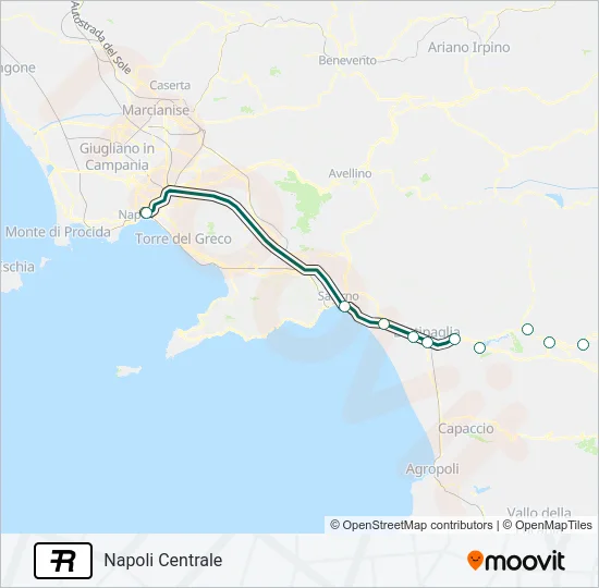 R Train Line Map