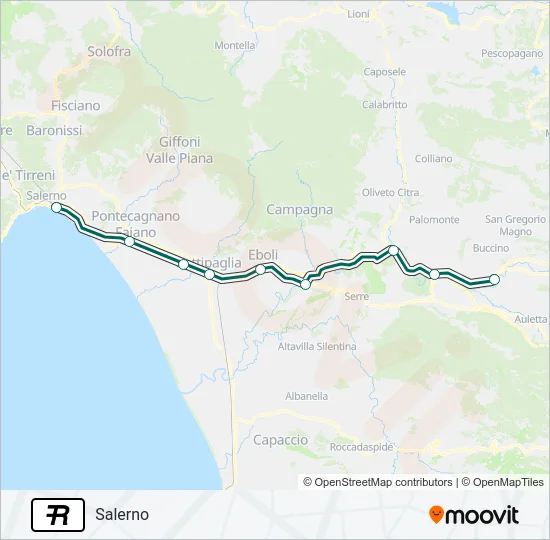 R Train Line Map