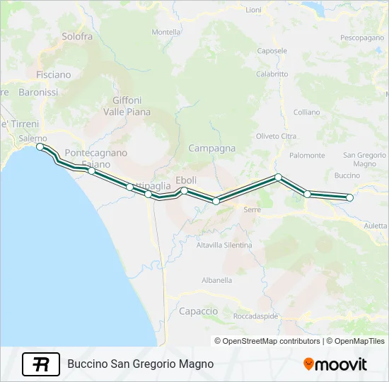 R Train Line Map