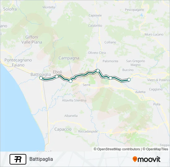 R Train Line Map