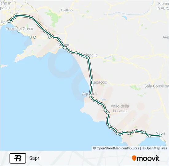 R Train Line Map