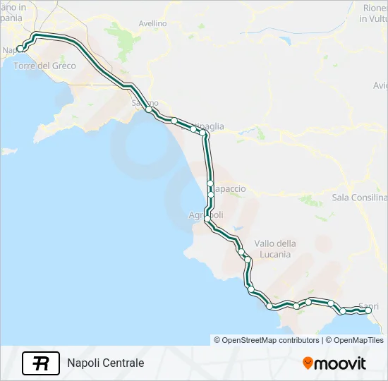 R Train Line Map