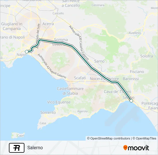 R Train Line Map