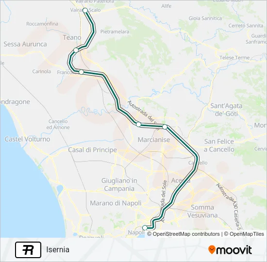 R Train Line Map