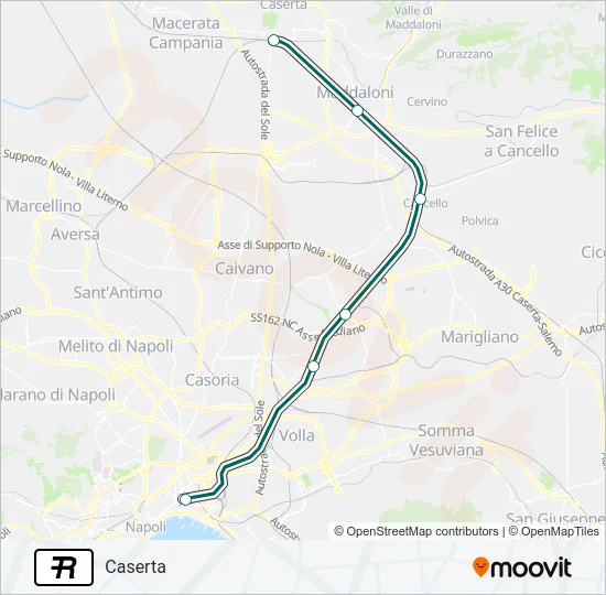 R Train Line Map