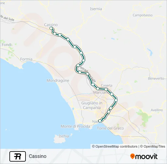 R Train Line Map