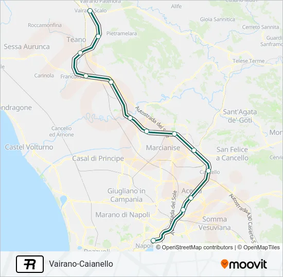 R Train Line Map