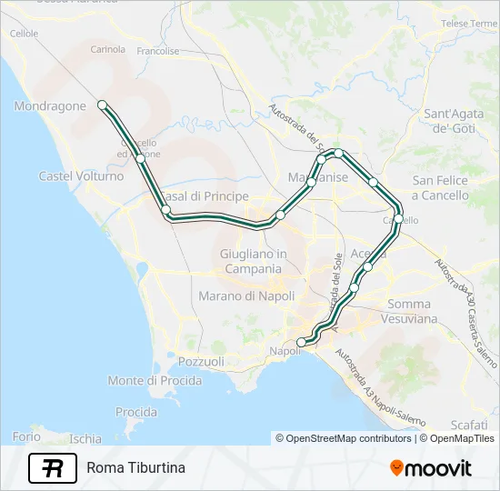 R Train Line Map