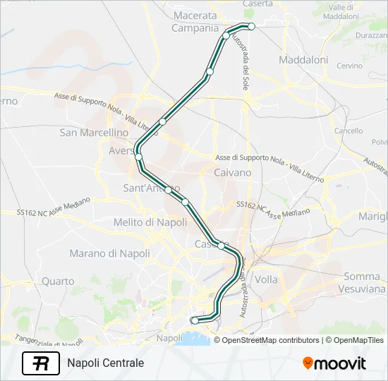 R Train Line Map