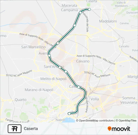R Train Line Map