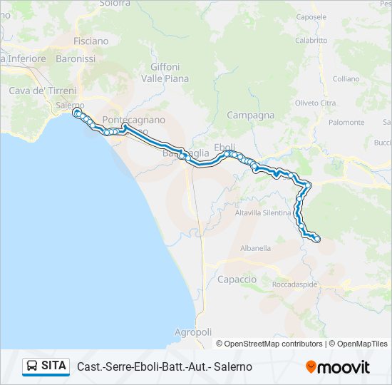 SITA bus Line Map