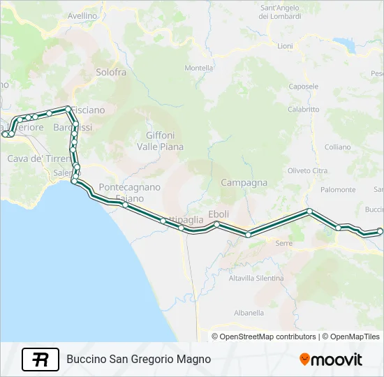 R Train Line Map