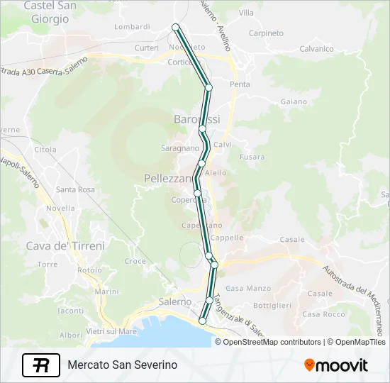 R Train Line Map