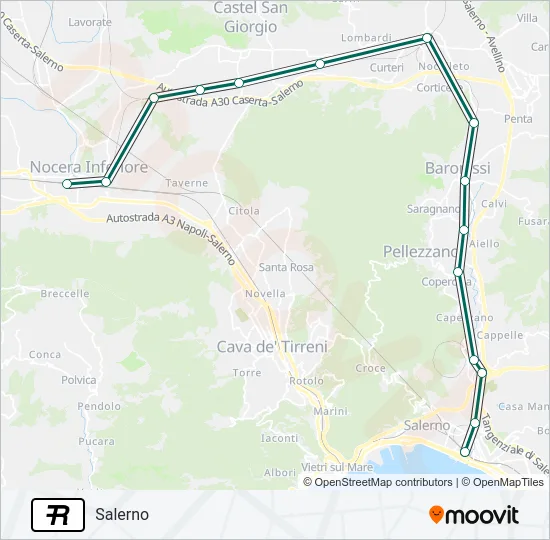R Train Line Map