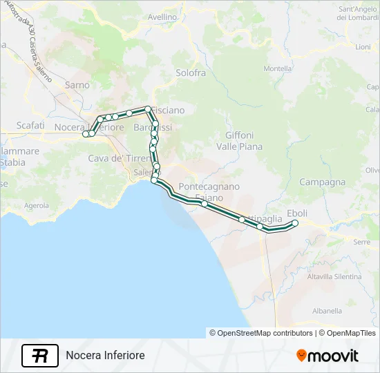 R Train Line Map