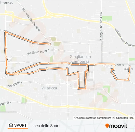 SPORT Bus Line Map