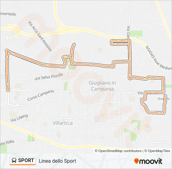 SPORT Bus Line Map