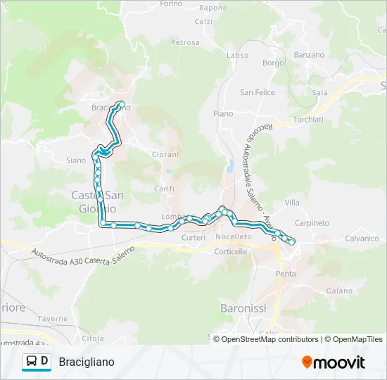 D Bus Line Map