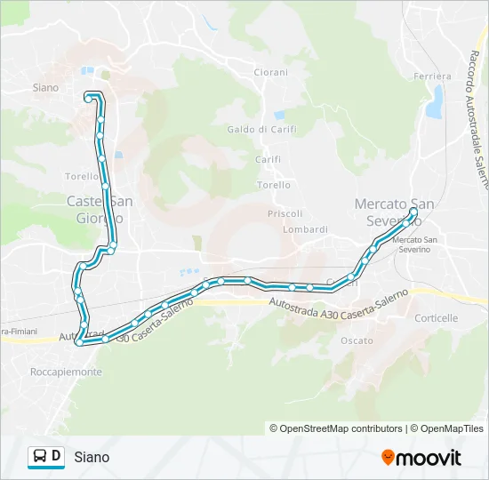 D Bus Line Map