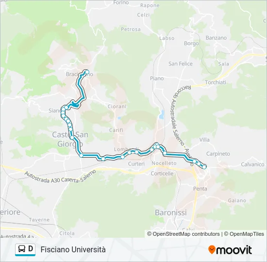 D Bus Line Map