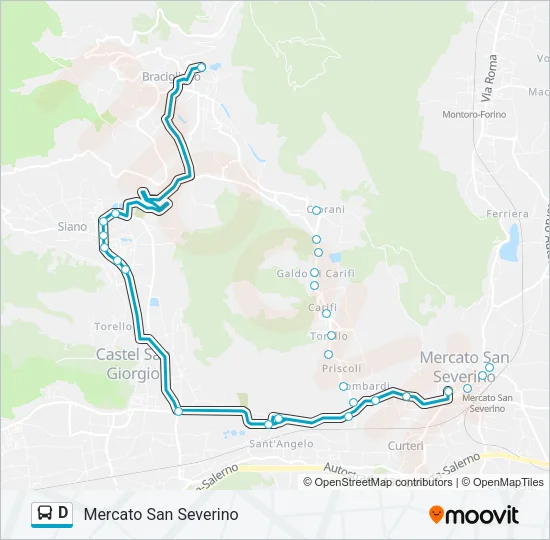 D Bus Line Map