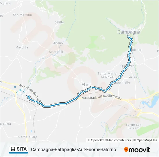 SITA Bus Line Map