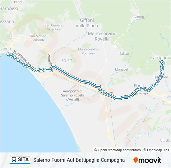 SITA Bus Line Map
