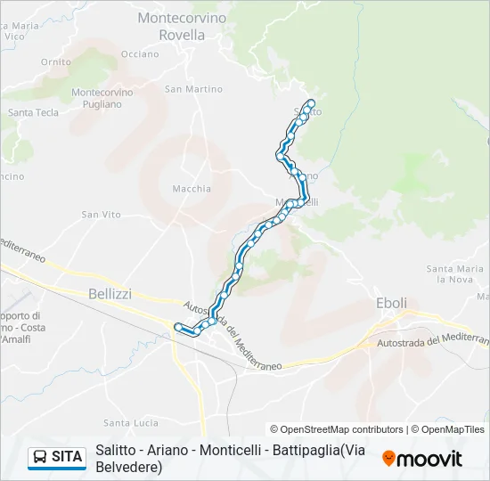 SITA Bus Line Map