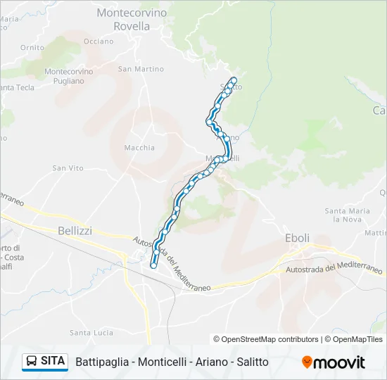 SITA Bus Line Map