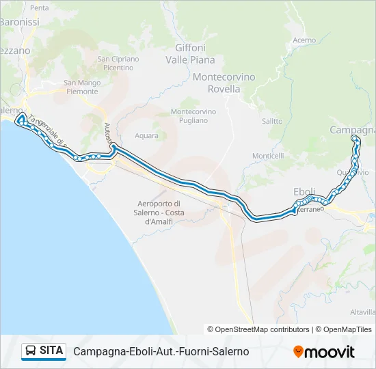 SITA Bus Line Map