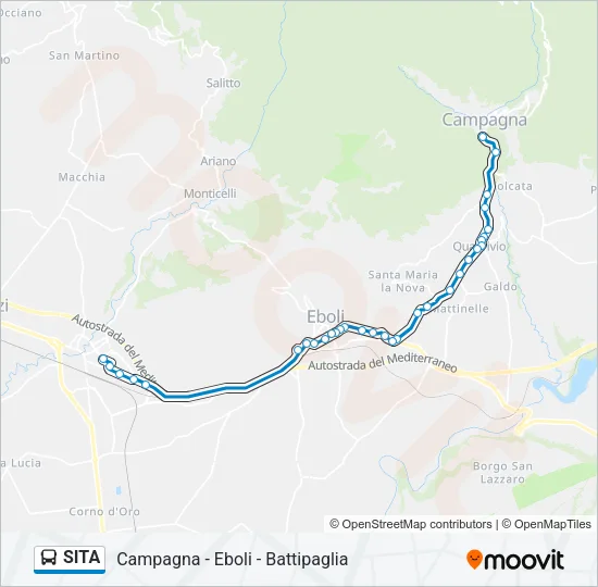 SITA Bus Line Map