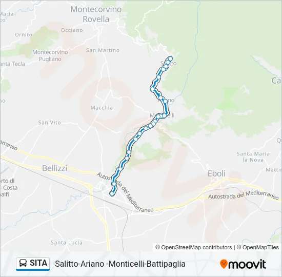 SITA Bus Line Map