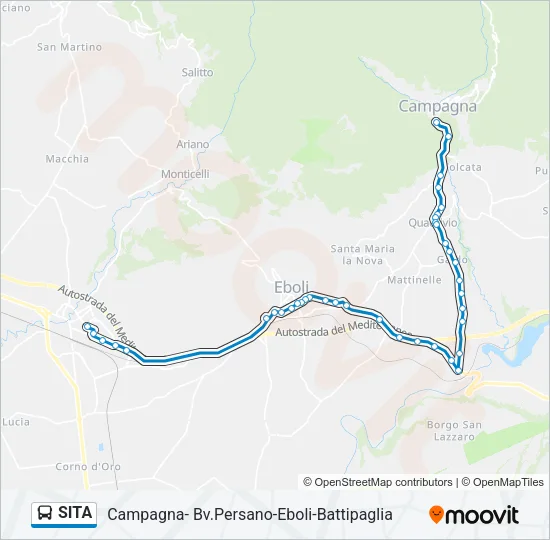 SITA Bus Line Map