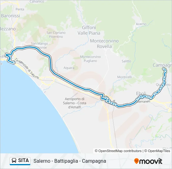 SITA Bus Line Map