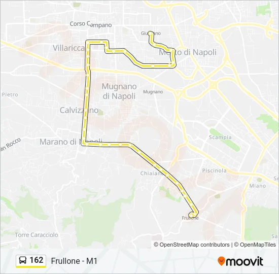 162 Bus Line Map