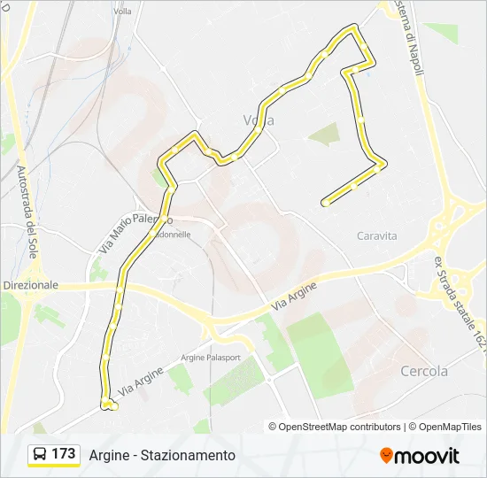 173 Bus Line Map