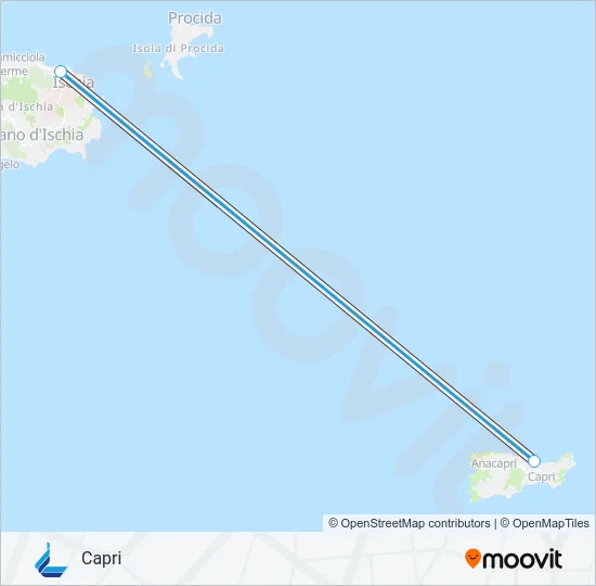 ALILAUR Ferry Line Map