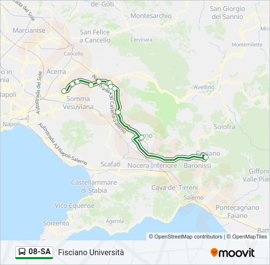 08-SA Bus Line Map