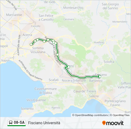 08-SA Bus Line Map