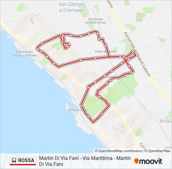 ROSSA Bus Line Map