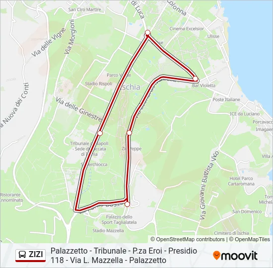 ZIZI  Line Map