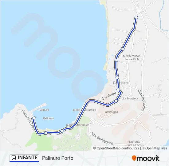 INFANTE Bus Line Map
